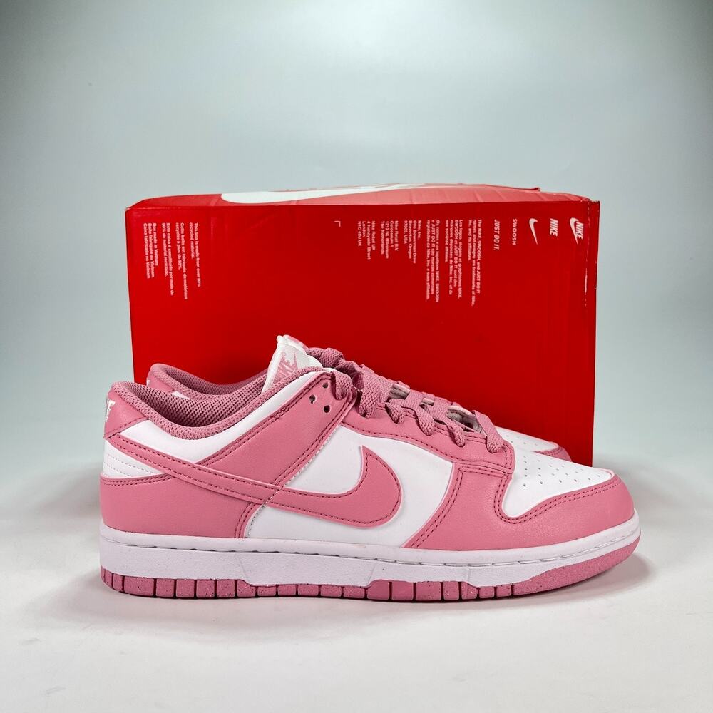 Nike Dunk Low Next Nature White Elemental Pink Sneakers DD1873-112 Womens Size 9